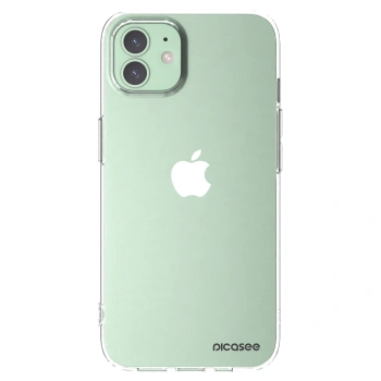 Picasee silikonowe przeźroczyste etui na Apple iPhone 12 - Clear