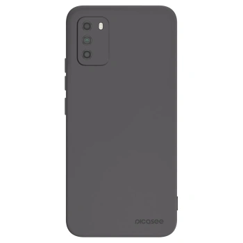Picasee silikonowe czarne etui na Xiaomi Poco M3 - Clear