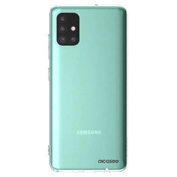 Picasee silikonowe przeźroczyste etui na Samsung Galaxy M51 M515F - Clear