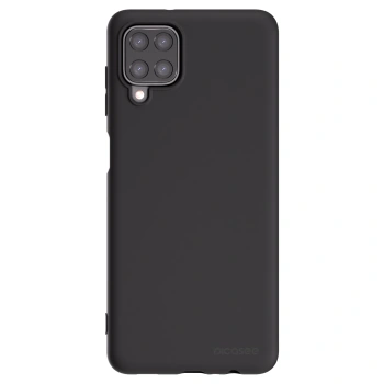 Picasee silikonowe czarne etui na Samsung Galaxy A12 A125F - Clear