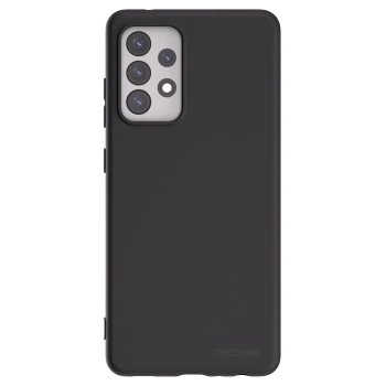 Picasee silikonowe czarne etui na Samsung Galaxy A52 5G A525F - Clear