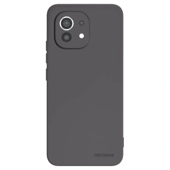 Picasee silikonowe czarne etui na Xiaomi Mi 11 - Clear