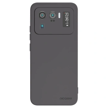 Picasee silikonowe czarne etui na Xiaomi Mi 11 Ultra - Clear