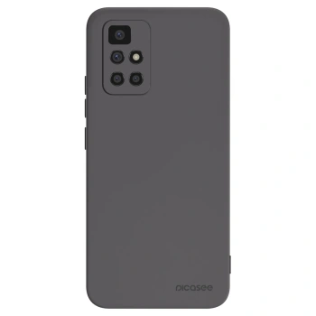 Picasee silikonowe czarne etui na Xiaomi Redmi 10 - Clear