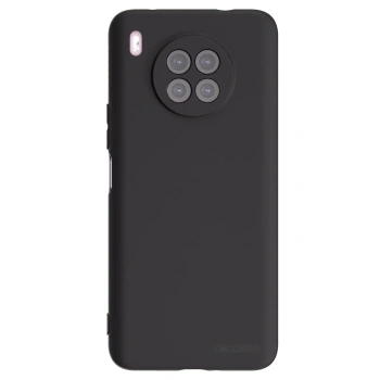 Picasee silikonowe czarne etui na Huawei Nova 8i - Clear