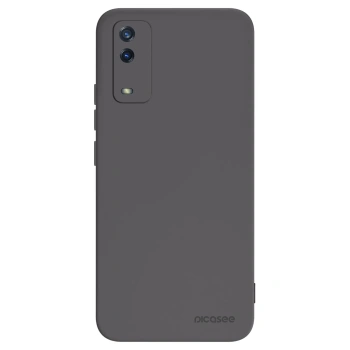 Picasee silikonowe czarne etui na Vivo Y11s - Clear