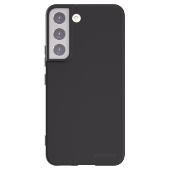Picasee silikonowe czarne etui na Samsung Galaxy S22 5G - Clear