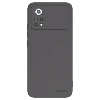 Picasee silikonowe czarne etui na Xiaomi Poco X4 Pro 5G - Clear