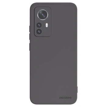 Picasee silikonowe czarne etui na Xiaomi 12 Pro - Clear