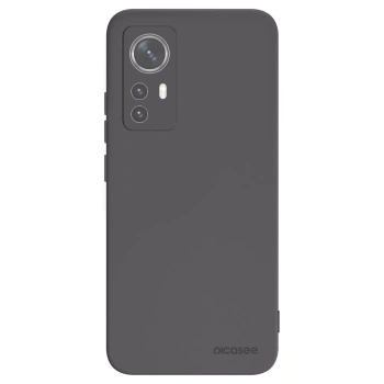 Picasee silikonowe czarne etui na Xiaomi 12X - Clear