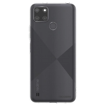 Picasee silikonowe przeźroczyste etui na Realme C21Y - Clear