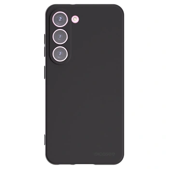 Picasee silikonowe czarne etui na Samsung Galaxy S23 5G - Clear