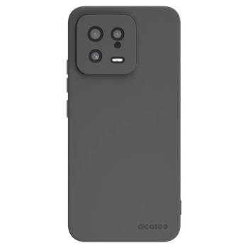 Picasee silikonowe czarne etui na Xiaomi 13 - Clear