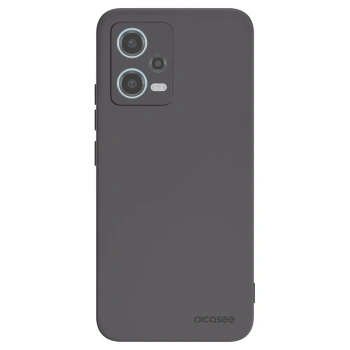 Picasee silikonowe czarne etui na Xiaomi Redmi Note 12 5G - Clear