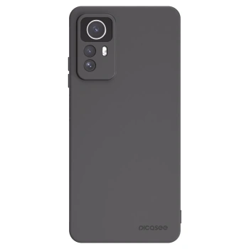 Picasee silikonowe czarne etui na Xiaomi Redmi Note 12S - Clear