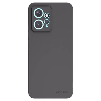 Picasee silikonowe czarne etui na Xiaomi Redmi Note 12 4G - Clear