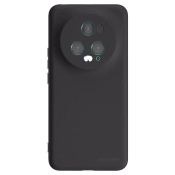 Picasee silikonowe czarne etui na Honor Magic5 Pro - Clear