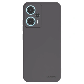 Picasee silikonowe czarne etui na Xiaomi Poco F5 - Clear