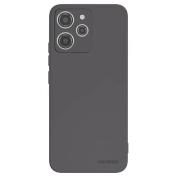 Picasee silikonowe czarne etui na Xiaomi Redmi 12 4G - Clear