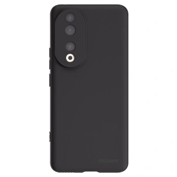 Picasee silikonowe czarne etui na Honor 90 5G - Clear