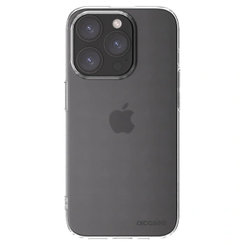 Picasee silikonowe przeźroczyste etui na Apple iPhone 15 Pro - Clear