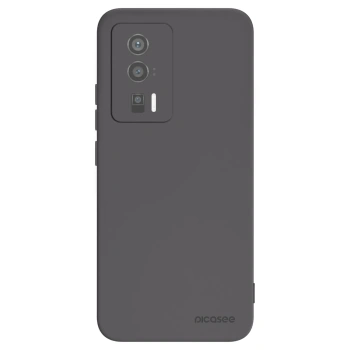 Picasee silikonowe czarne etui na Xiaomi Poco F5 Pro 5G - Clear