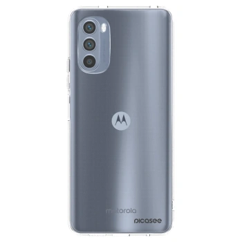 Picasee silikonowe przeźroczyste etui na Motorola Moto G62 - Clear