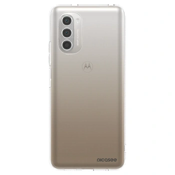 Picasee silikonowe przeźroczyste etui na Motorola Moto G51 - Clear