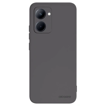 Picasee silikonowe czarne etui na Realme C33 (2023) - Clear