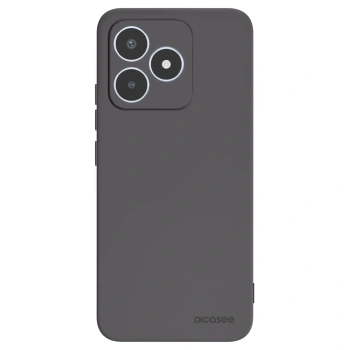 Picasee silikonowe czarne etui na Realme C53 - Clear