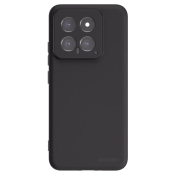 Picasee silikonowe czarne etui na Xiaomi 14 - Clear