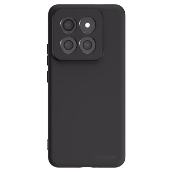 Picasee silikonowe czarne etui na Xiaomi 14 Pro - Clear