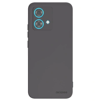 Picasee silikonowe czarne etui na Motorola Edge 40 Neo - Clear
