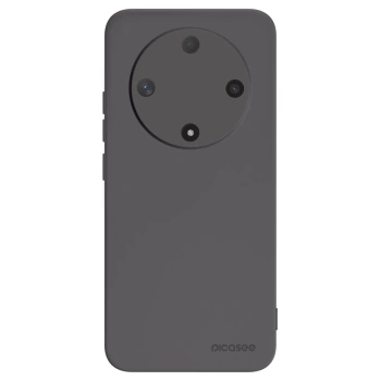 Picasee silikonowe czarne etui na Honor Magic6 Lite 5G - Clear