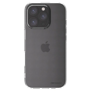 Picasee silikonowe przeźroczyste etui na Apple iPhone 16 Pro - Clear