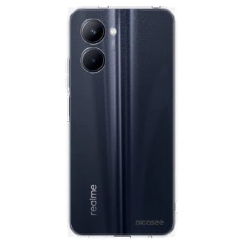 Picasee silikonowe przeźroczyste etui na Realme C33 (2023) - Clear