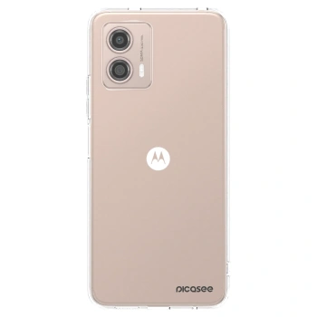 Picasee silikonowe przeźroczyste etui na Motorola Moto G53 5G - Clear
