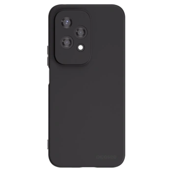 Picasee silikonowe czarne etui na Honor 200 Lite - Clear