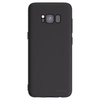 Picasee silikonowe czarne etui na Samsung Galaxy S8 G950F - Clear