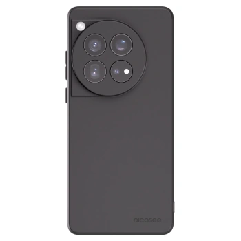 Picasee silikonowe czarne etui na OnePlus 12 5G - Clear