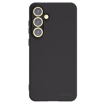 Picasee silikonowe czarne etui na Samsung Galaxy S24 FE S721B - Clear