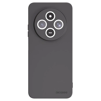 Picasee silikonowe czarne etui na Xiaomi Redmi 14C - Clear