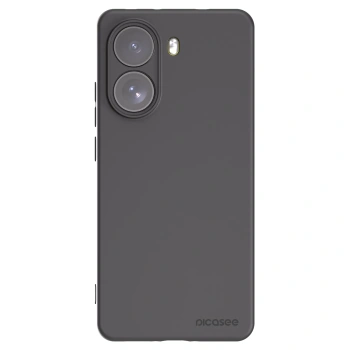 Picasee silikonowe czarne etui na Xiaomi Poco X7 - Clear