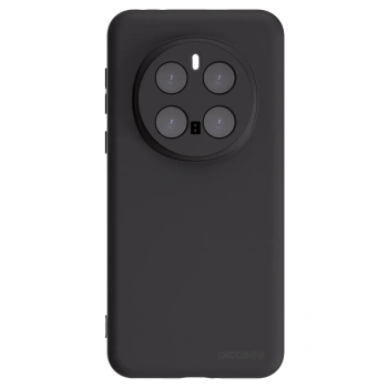 Picasee silikonowe czarne etui na Honor Magic7 Pro 5G - Clear