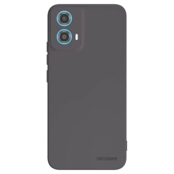 Picasee silikonowe czarne etui na Motorola Moto G34 5G - Clear