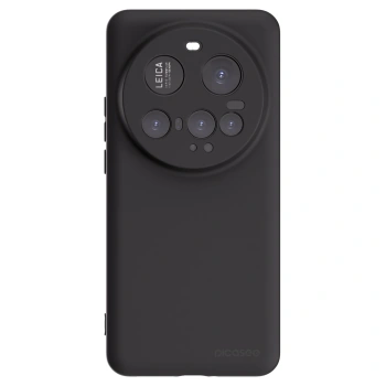 Picasee silikonowe czarne etui na Xiaomi 15 Ultra - Clear