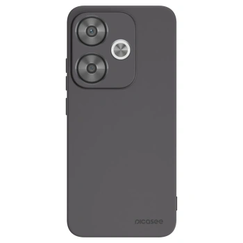 Picasee silikonowe czarne etui na Xiaomi Poco F6 - Clear