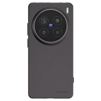 Picasee silikonowe czarne etui na Vivo X200 Pro - Clear