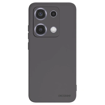 Picasee silikonowe czarne etui na Xiaomi Redmi Note 14S - Clear