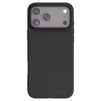Picasee silikonowe czarne etui na Apple iPhone 17 Pro Max - Clear
